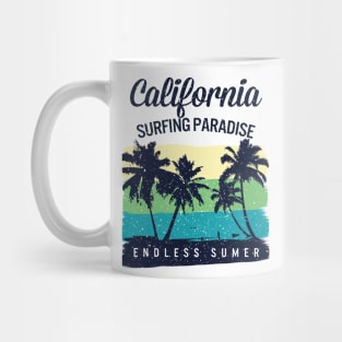 California Surfing Paradise Mug